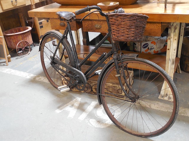 bicykl z minulosti